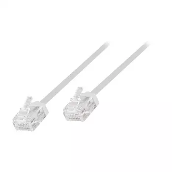 LogiLink Cienki kabel krosowy Cat.6A U/UTP o wysokiej elastyczności, 2 m, biały