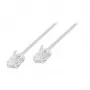 LogiLink Cienki kabel krosowy Cat.6A U/UTP o wysokiej elastyczności, 2 m, biały