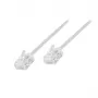 LogiLink Slim High-Flex kabel krosowy, kat. 6A, U/UTP, 0,15 m, biały, 10 szt. (CQ3001U)