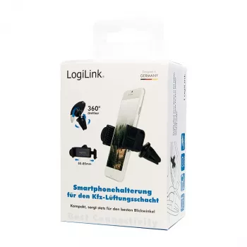 LogiLink Uchwyt samochodowy na telefon do nawiewu, mały
