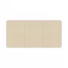 LogiLink Blat stołu, 3-częściowy z przegrodami, 1200x600mm, naturalne drewno