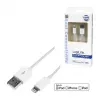 Logilink UA0199 Kabel Lightning, certyfikat MFi, USB-A do Lightning 8-pin, biały, 1 m (szybkie ładowanie i synchronizacja)
