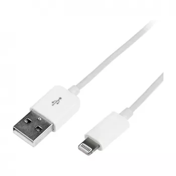 Logilink UA0199 Kabel Lightning, certyfikat MFi, USB-A do Lightning 8-pin, biały, 1 m (szybkie ładowanie i synchronizacja)