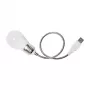 Logilink UA0220 USB LED Desktop Light with Gooseneck, White Light, Black