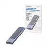 LogiLink UA0435 Obudowa na dysk SSD USB 3.2 Gen 2x2, M.2 NVMe/SATA, USB-C, 20 Gb/s, szara