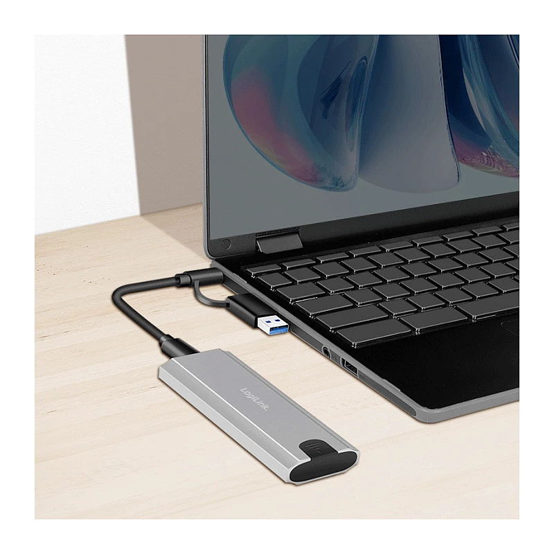 Obudowa na dysk SSD LogiLink UA0439 USB 3.2 Gen 2 USB-C na PCIe NVMe