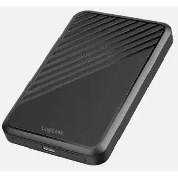 LogiLink UA0458 Obudowa zewnętrzna 2,5 cala SATA HDD/SSD, USB 3.2 Gen 1 (5 Gbps), bezśrubowa, czarna