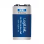 Bateria alkaliczna LogiLink Ultra Power 9V, blister 1 szt.