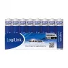 LogiLink Ultra Power Alkaliczne baterie AAA, 8 sztuk, 1,5 V, długotrwała moc, bez rtęci