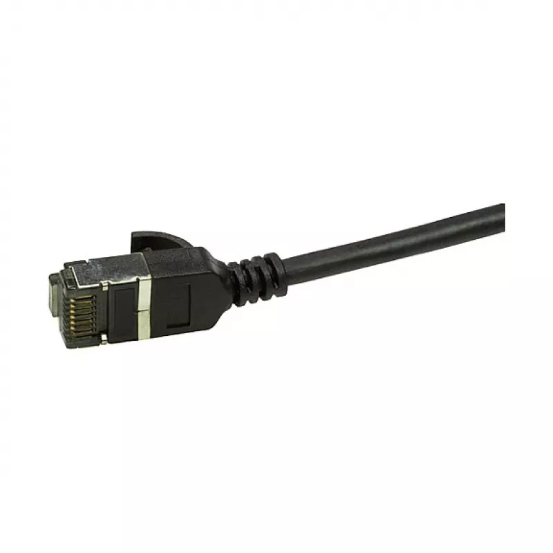LogiLink Ultraflex SlimLine Cat6a S/FTP Kabel krosowy, 2m, czarny (CQ9053S)