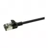 LogiLink Ultraflex SlimLine Cat6a S/FTP Kabel krosowy, 2m, czarny (CQ9053S)
