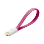 LogiLink USB 2.0 Magnetyczny Kabel do Ładowania i Transmisji Danych - USB-A do Micro USB-B - 1m - Różowy