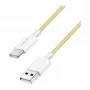 LogiLink USB 2.0 Kabel Type-C, A/M do C/M, 480 Mbps, 60W, Nylon, Żółty, 0,5 m