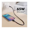 Logilink Ładowarka USB-A/C 65 W GaN, 1x USB-A (QC), 1x USB-C (PD), biała