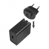 Logilink Ładowarka podróżna USB-A, 18 W, GaN, 1-portowa, 1x USB-A (QC), Czarna