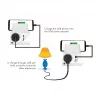 LogiLink USB-A Ładowarka ścienna 10.5W 2-portowa z podstawką ładującą, Biała