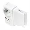 LogiLink USB-A Ładowarka ścienna 10.5W 2-portowa z podstawką ładującą, Biała