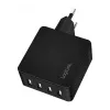 LogiLink Ładowarka ścienna USB-A, 24W, 4-portowa, 4x USB-A, czarna