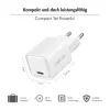 LogiLink ładowarka USB-C 20 W GaN, 1-portowa, USB Power Delivery, biała