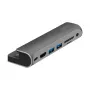 LOGILINK Stacja dokująca USB-C, 7-portowa, USB 3.2 Gen1, 100W PD, 4K HDMI, dla iPad, Aluminium (UA0385)