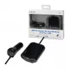 Logilink ładowarka samochodowa USB, 2+2 porty, 24W, czarna