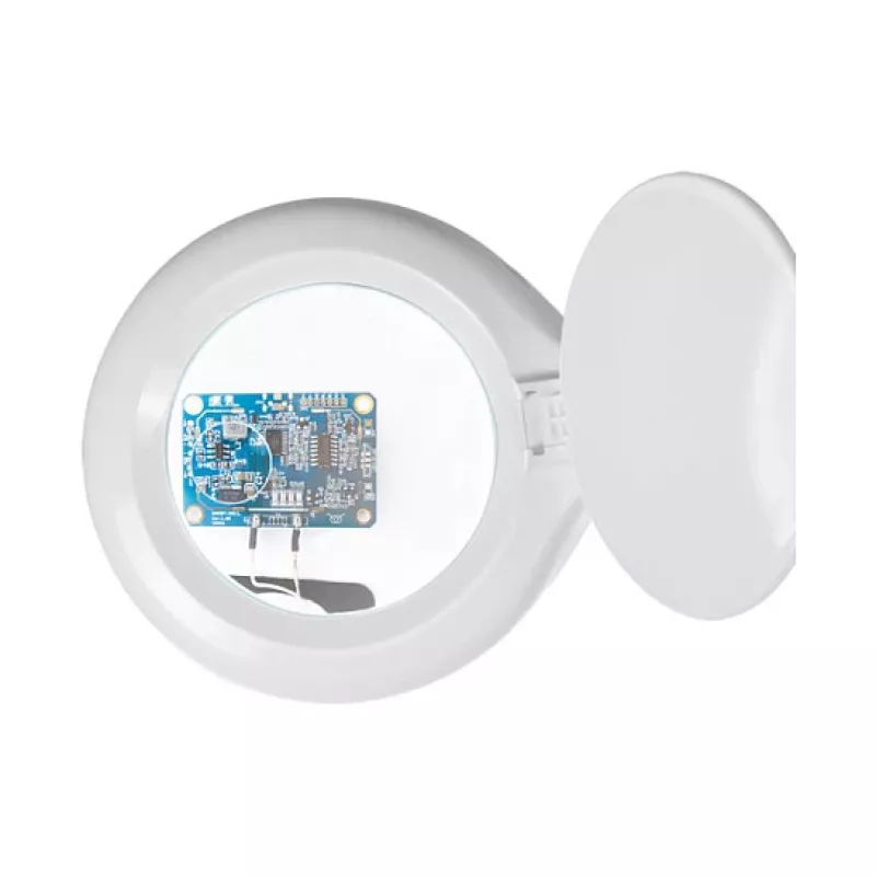 LOGILINK WZ0059 Lampa powiększająca LED ze stojakiem biurkowym, 3 dioptrie (1.75x), 40 diod SMD LED, 6.5W, światło dzienne, czarna