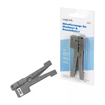 LOGILINK WZ0063 Uniwersalne narzędzie do zdejmowania izolacji z kabli światłowodowych, koncentrycznych i miedzianych do 3,2 mm
