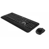 Logitech Advanced Combo Bezprzewodowy Zestaw Klawiatury i Myszki - Czarny