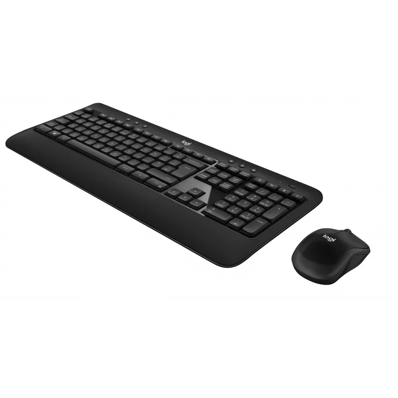 Logitech Advanced Combo Bezprzewodowy Zestaw Klawiatury i Myszki - Czarny