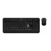 Logitech Advanced Combo Bezprzewodowy Zestaw Klawiatury i Myszki - Czarny