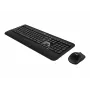 Logitech Advanced Combo Bezprzewodowy Zestaw Klawiatury i Myszki - Czarny
