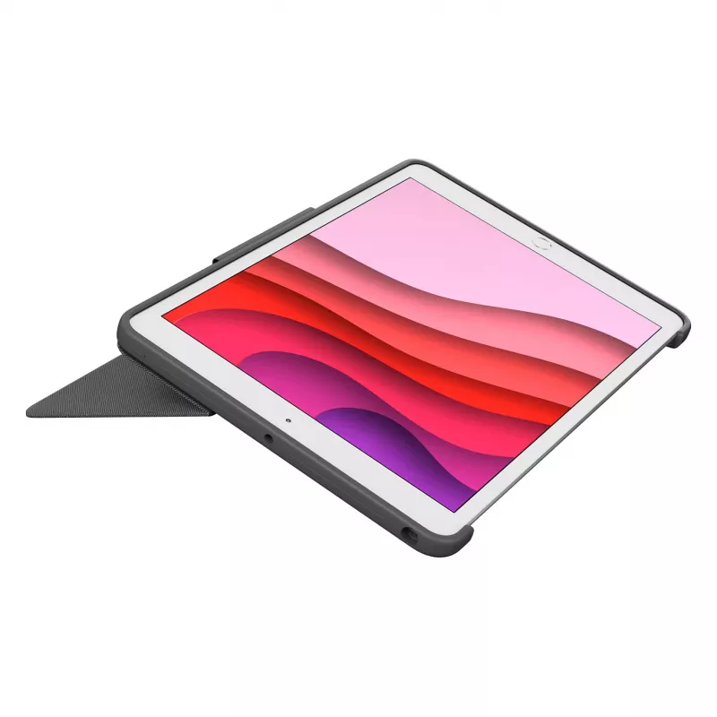 Logitech Combo Touch klawiatura i etui folio z touchpadem do Apple iPad 10,2 cala (7., 8., 9. generacji) - grafitowy - układ UK