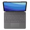 Logitech Combo Touch Keyboard Case with Trackpad for iPad (7th, 8th, 9th Gen) - Pan Nordic Layout - Graphite