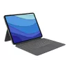 Logitech Combo Touch Keyboard Case with Trackpad for iPad (7th, 8th, 9th Gen) - Pan Nordic Layout - Graphite