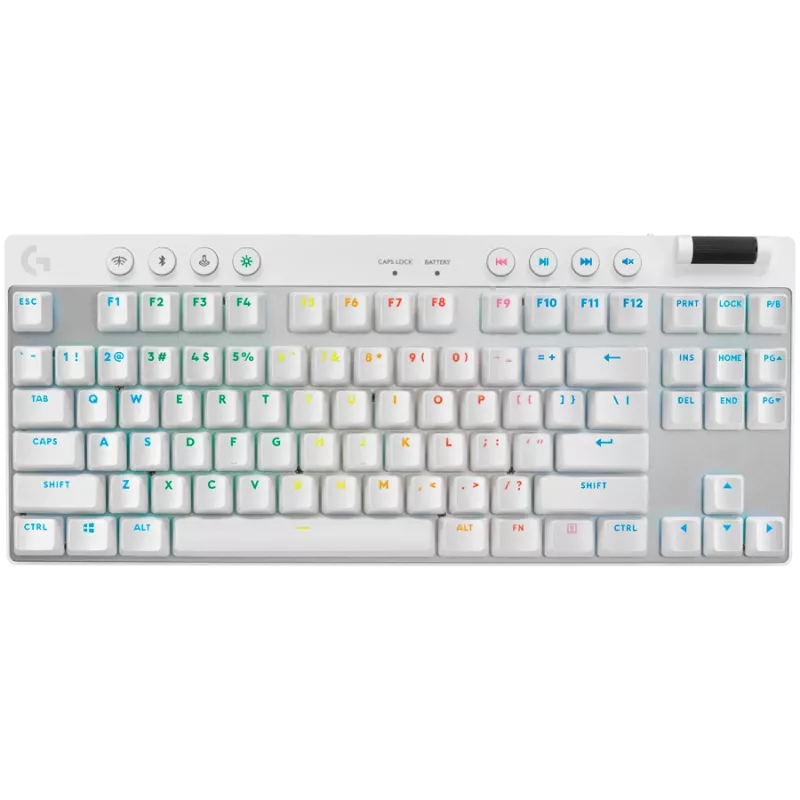 Logitech G PRO X TKL Bezprzewodowa Mechaniczna Klawiatura Gamingowa - Układ Nordycki (QWERTY) - LIGHTSYNC RGB - Przełączniki Dotykowe GX Brown - Czarny