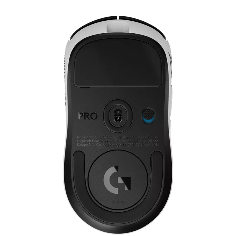 Logitech G PRO X2 SUPERSTRIKE Optical Wireless Gaming Mouse - Black/White