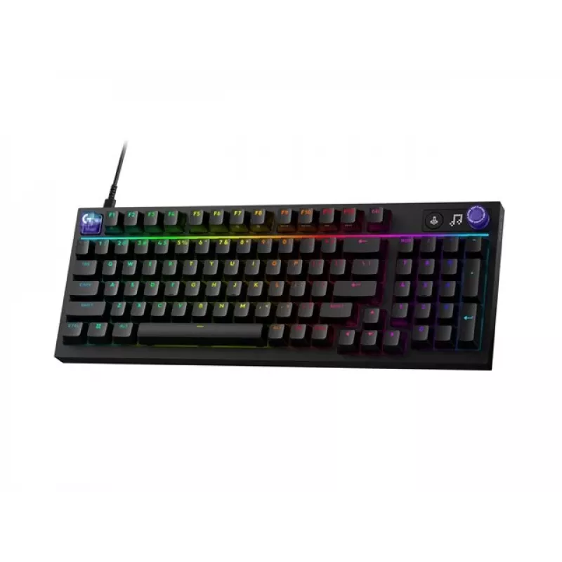 Logitech G316 X 98 Gaming Keyboard - Black - US English Layout - Wired USB