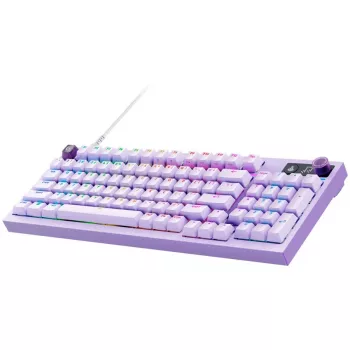 Logitech G316 X 98 Przewodowa klawiatura gamingowa - liliowa - US International - przełączniki dotykowe