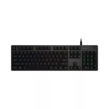 Logitech G512 Carbon Mechaniczna klawiatura gamingowa - GX Brown Tactile, LIGHTSYNC RGB, USB Passthrough, aluminium klasy lotniczej, pełnowymiarowa