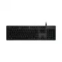 Logitech G512 Carbon Mechaniczna klawiatura gamingowa - GX Brown Tactile, LIGHTSYNC RGB, USB Passthrough, aluminium klasy lotniczej, pełnowymiarowa