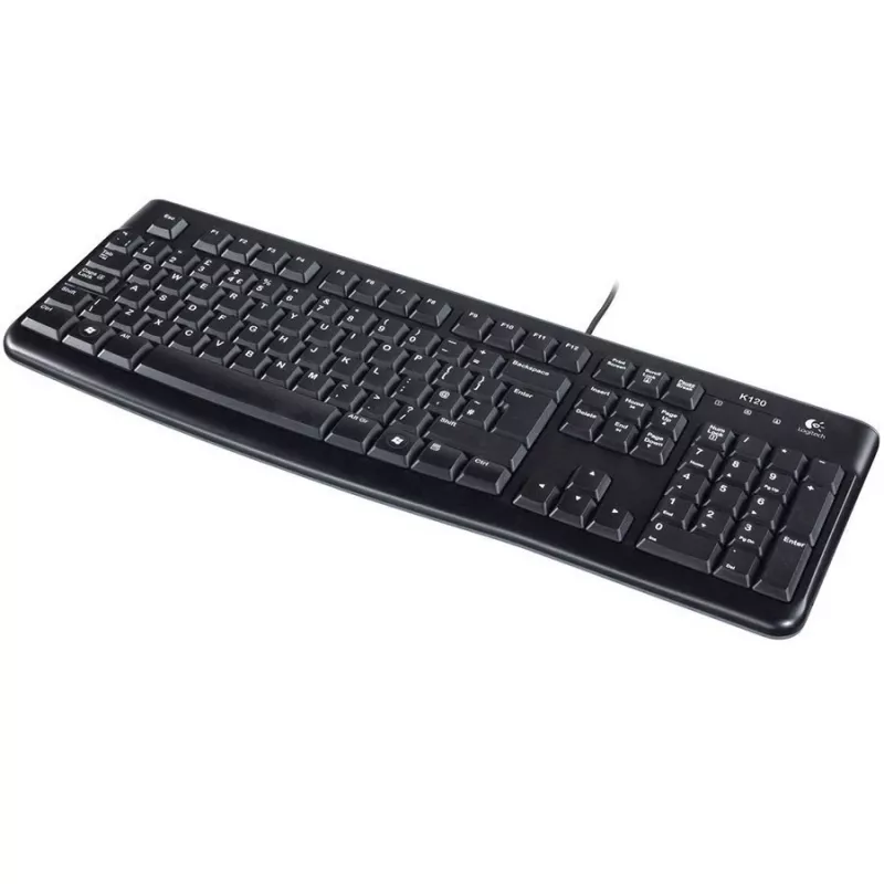 Logitech K120 for Business klawiatura USB, przewodowa, pełnowymiarowa, czarna