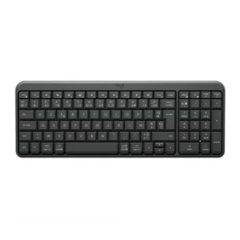 Logitech K250 Wireless Keyboard - Black - Full Size - QWERTY - Membrane Keys - 2.4 GHz RF - Unifying USB Receiver - 2xAA Batteries - 24 Months Battery Life - Spill Resistant - Adjustable Tilt Legs - Windows/macOS/Chrome OS