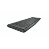 Logitech MK235 Bezprzewodowy zestaw klawiatura i mysz, 2,4 GHz RF, układ QWERTZ, czarny, odbiornik USB – 920-008031