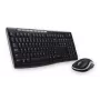 Logitech MK270 Bezprzewodowy zestaw – pełnowymiarowa klawiatura i mysz RF 2,4 GHz (czarny)