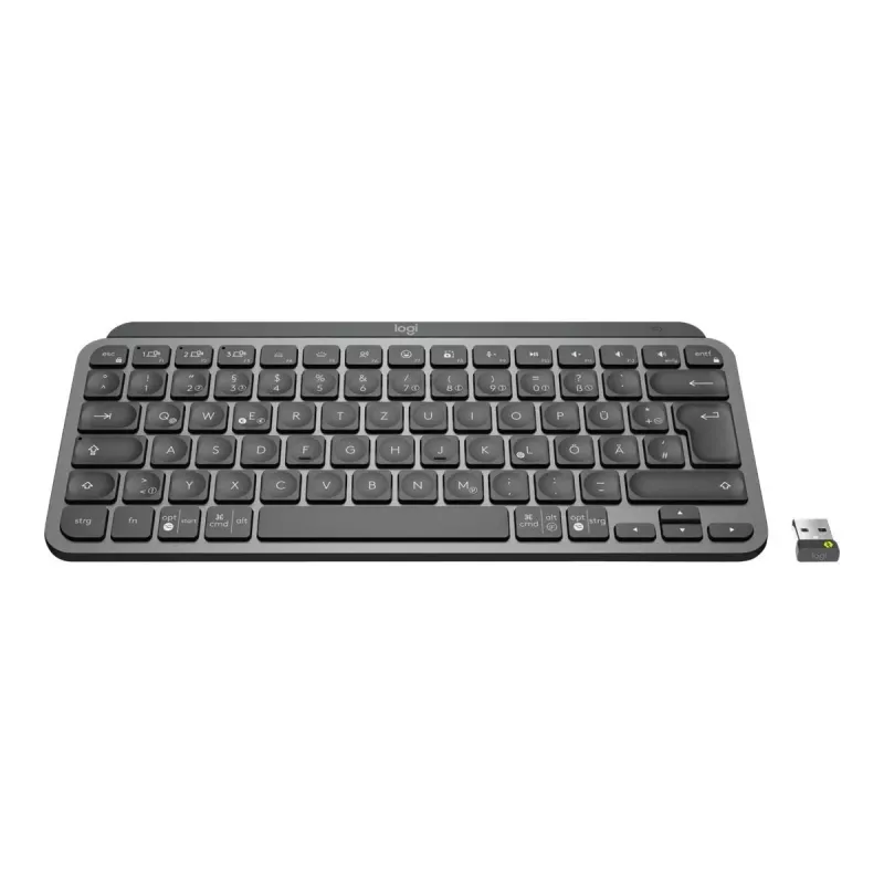Logitech MX Keys Mini for Business - Bezprzewodowa kompaktowa klawiatura z podświetleniem, Grafit, US Intl