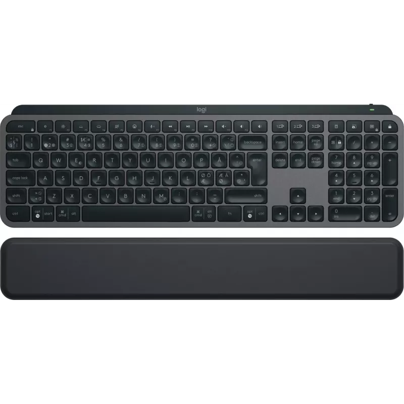 Logitech MX Keys S Wireless Keyboard - Graphite - Bluetooth