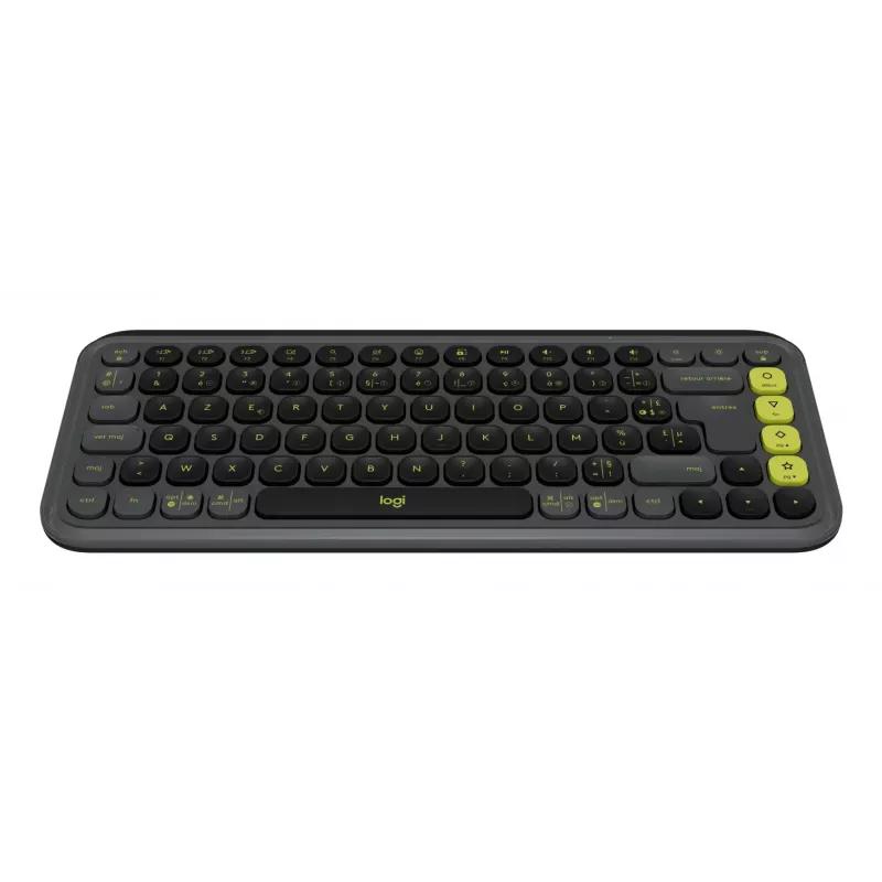 Logitech POP ICON KEYS Graphite French AZERTY Bezprzewodowa Klawiatura Mechaniczna