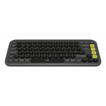 Logitech POP Icon Keys Bezprzewodowa Kompaktowa Klawiatura Mechaniczna, Blast Yellow