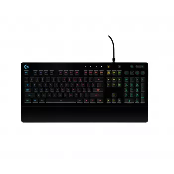 Logitech Prodigy G213 Prodigy Klawiatura do gier - Podświetlenie RGB, QWERTY US English, Odporna na zalanie, Zintegrowana podpórka pod dłonie