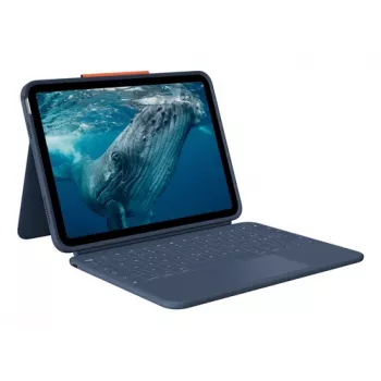 Logitech Rugged Combo 4c Touch Classic Blue (CH) etui z klawiaturą i touchpadem dla iPad 7/8/9